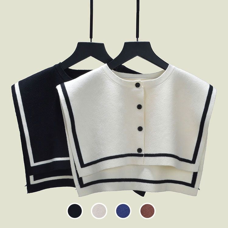 AMELY by La-gemme］つけ襟 付け襟 セーラーカラー フェイクカラー